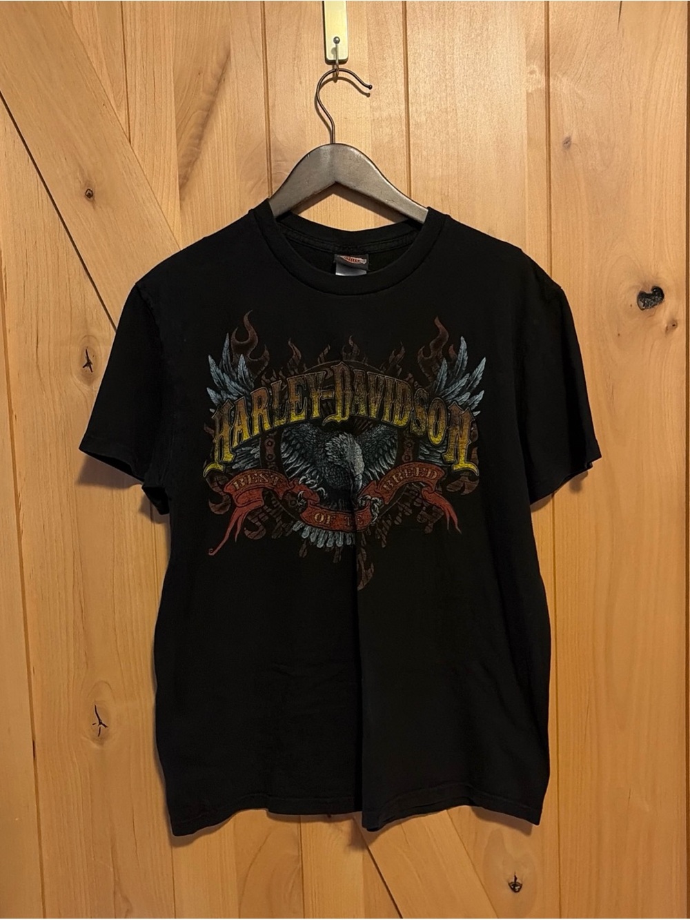 Harley Davidson Guam Marianas Islands Black Large Shirt Biker